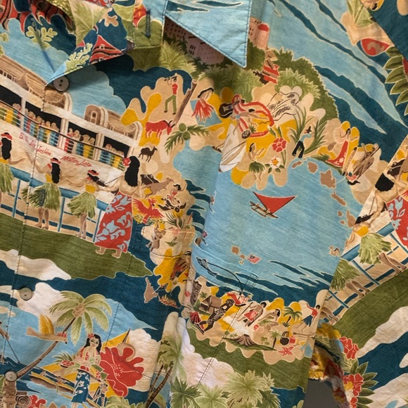 Tori Richard’s Boat Day Aloha Hawaiian Shirt - Picture 3 of 4